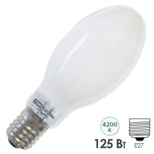 Лампа ртутная TDM газоразрядная ДРЛ 125W E27 высокого давления