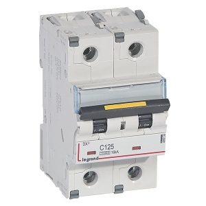 Автоматический выключатель Legrand DX3 2П C125A 10kA/16kA 3 модуля (автомат электрический)