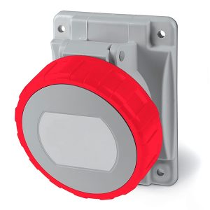 Розетка скрытой установки, с наклоном DKC Quadro 32A 3P+E 400V IP67