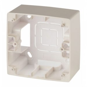 Коробка накладного монтажа Эра 12 1 пост, шампань 12-6101-04