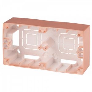 Коробка накладного монтажа Эра 12 2 поста, медь 12-6102-14