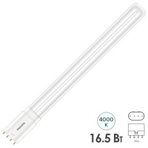 Лампа компактная светодиодная Philips CorePro LED PLL HF 16.5W/840 4000K 4P 2G11 (ЭПРА-220V)
