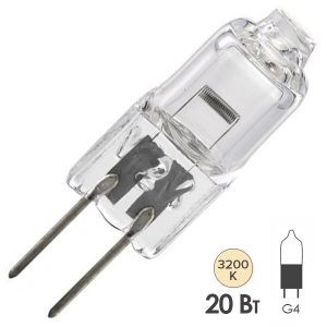 Лампа специальная галогенная Narva 20W 12V G4