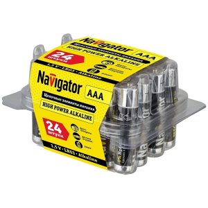 Батарейка AAA Navigator LR03 1,5V 94 787 NBT-NE-LR03-BOX24 (упаковка 24 шт)