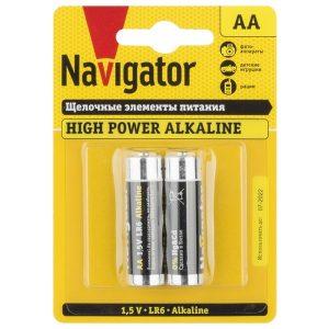 Батарейка AA Navigator 94 752 NBT-NE-LR6 (упаковка 2 шт)