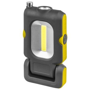 Фонарь Navigator 14 083 NPT-W07-ACCU для работы 1COB LED 3W+1LED 1W аккумулятор 3.7V 0.85Ah 3 режима