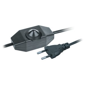 Шнур Navigator 61 603 NPS-FS02-170-2x0.5-BL 1.7 м с диммируемым выкл. черный