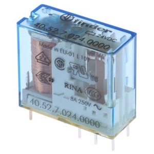 Миниатюрное реле Finder 2CO 8A AgNi 24В DC