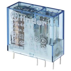 Миниатюрное реле Finder 2CO 8A AgNi 24В DC влагонепроницаемое