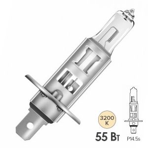 Лампа H1 12V 55W P14.5s 64150 ORIGINAL LINE галогенная, противотуманная, ближнего/дальнего света