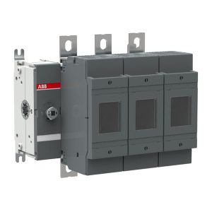 Рубильник ABB OS250D03 3-полюсный без ручки под предохранители OFAF до 250А размером 0,1 (выключатель нагрузки)