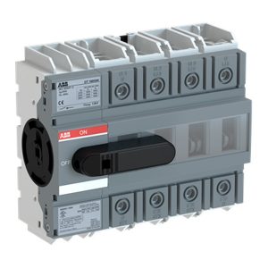 Рубильник ABB OT160G04K 4-х полюсный на 160A (с фронтальной ручкой YAST1) (выключатель нагрузки)