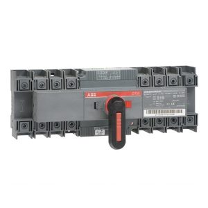 Реверсивный рубильник ABB OTM63F4CMA230V до 63А 4-полюсный с моторным приводом 110-240В AC/DC (выключатель нагрузки)