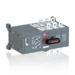 Реверсивный рубильник ABB OTM160E3CM230C до 160А 3-полюсный с моторным приводом 230В AC (выключатель нагрузки)