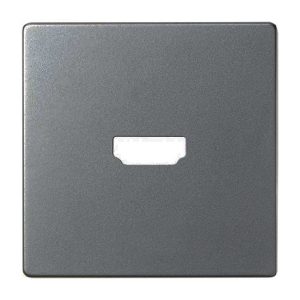 Накладка для розетки Simon 82 Concept HDMI титан матовый