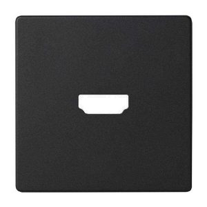 Накладка для розетки Simon 82 Concept HDMI черный матовый