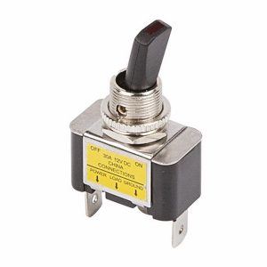 Тумблер Rexant 12V 30А (3c) Вкл/Выкл однополюсный с зеленой подсветкой