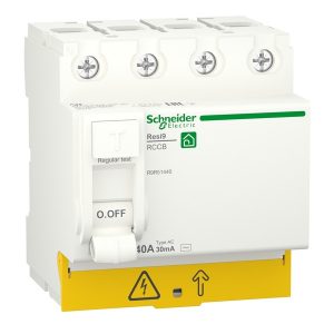 УЗО RESI9 4П 40А 30мА AC 230В Schneider Electric 4м (ВДТ)