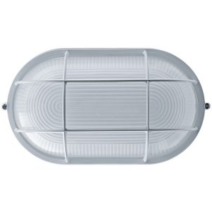 Светильник Navigator 94 805 NBL-O2-100-E27/WH 100W 155x265x110mm (аналог НПБ/НПП) белый с решеткой