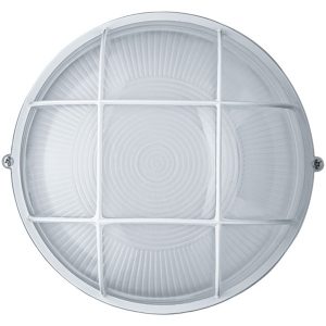 Светильник Navigator 94 807 NBL-R2-100-E27/WH 100W 235x110mm (аналог НПБ/НПП) белый с решеткой