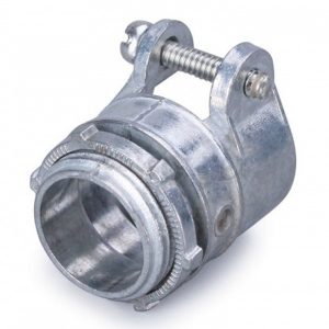 Муфта вводная Fortisflex ВТ(Х)-20 (3/4 дюйма) с крепежным хомутом для металлорукава d 20 мм