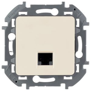 Розетка телефонная 1хRJ11 Legrand Inspiria слоновая кость (бежевый)