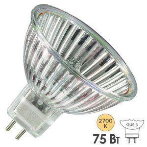 Лампа галогенная MR16 Foton HRS51 75W 220V GU5.3 JCDR