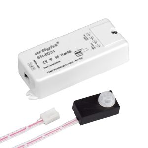 Датчик Arlight SR-8004 black (220V, 500W, PIR-Sensor)