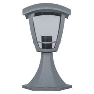 Светильник Navigator 80 460 NOF-P03-GR-IP44-E27 max60W пластик четырехгранник на постамент серый