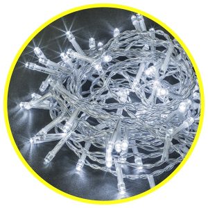 Гирлянда нить 61 801 NGF-S01-50CW-5-3m-3AA-TR-IP20 постоянное свечение, белый