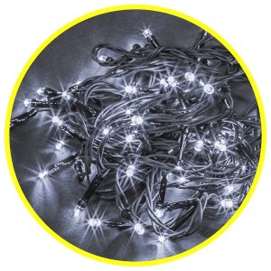 Гирлянда нить 61 828 NGF-S01-140CW-10-15.5m-230-C8-BL-IP44 8 режимов, белый