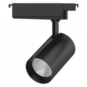 Светильник трековый Gauss цилиндр 42W 4000K 180-240V 3650Lm IP20 90х240мм черный угол 24гр LED