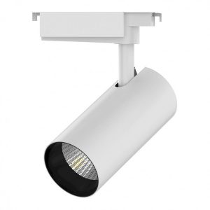 Светильник трековый Gauss цилиндр 32W 4000K 180-220V 2940Lm IP20 75х216мм белый линза 36гр LED
