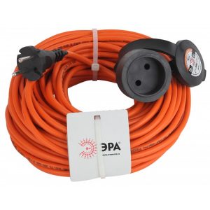 Удлинитель силовой ЭРА UPx-1-2x0.75-20m-IP44 в бухте б/з 1 гн 20м ПВС 2х0.75