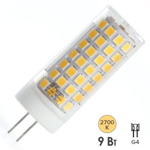 Лампа светодиодная Feron LB-434 9W 2700K 220V G4 теплый свет