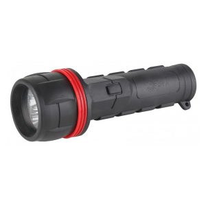 Фонарь ЭРА R2D 3LED обрезиненный корпус, питание от батареи 2xD в комплект не входят