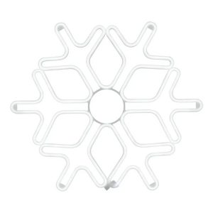 Фигура Neon-Night Снежинка из гибкого неона, 720LED 42W 230V 60х60см, IP65 цвет свечения белый