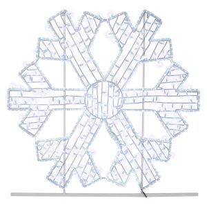 Фигура Neon-Night Снежинка 200LED, 86W 230V IP65, 125х120см цвет свечения белый