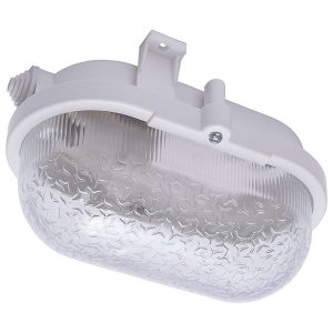 Светильник накладной Feron НБП 01-60-012 220V 60Вт Е27 IP54 белый