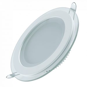 Светильник встраиваемый Gauss Glass круг 18W 4000K 230V 1480Lm 200х30 d155 декоративное стеко IP20
