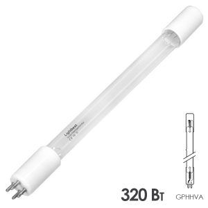 Лампа амальгамная LightTech GPHHVA 1554T6L/4 320/105 320W 2,1A L1554mm