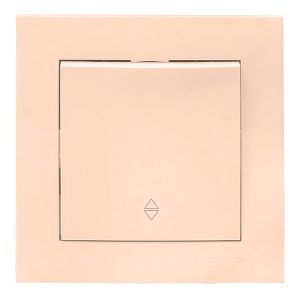 Переключатель 1-клавишный EKF PROxima 10А IP20 Валенсия кремовый
