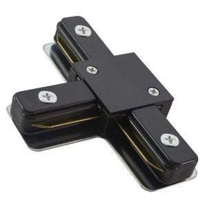 Коннектор TDM T-образный для шинопровода TLC-01-BL-T, черный,