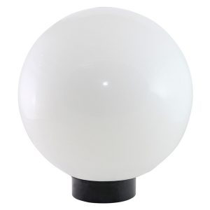 Светильник TDM НТУ 03-100-300 шар d300mm опал ПММА, основание плоское ПК 145, 230V max75W Е27 IP54