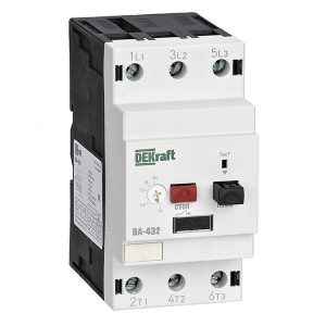 Автомат защиты двигателя DEKraft ВА-432 3P 25,0-40,0A 30кА