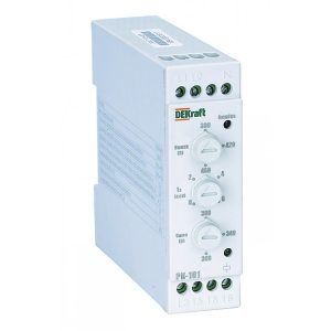 Реле контроля фаз DEKraft 380В 50Гц 1NO/NC 5A тип 02 серии РК-101 (РКФ)