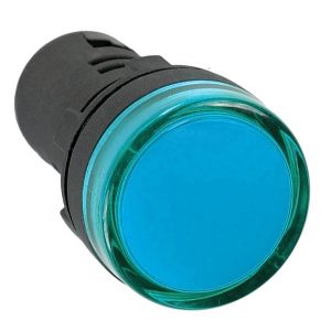 Лампа ИЭК AD22DS(LED)матрица d22мм синий 24В AC/DC