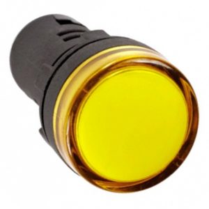 Лампа TDM AD-22DS(LED)матрица d22мм желтый 24В AC/DC
