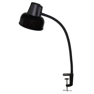 Светильник настольный Бета-СШ НДБ37-60-175 под лампу ЛОН/LED max 60W, 220V Е27, на струбцине, черный