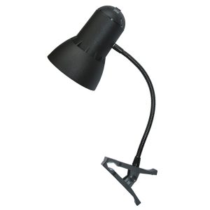 Светильник настольный Надежда-ПШ НДБ37-40-017 под лампу ЛОН/LED max 40W 220V Е27, на стойке, черный